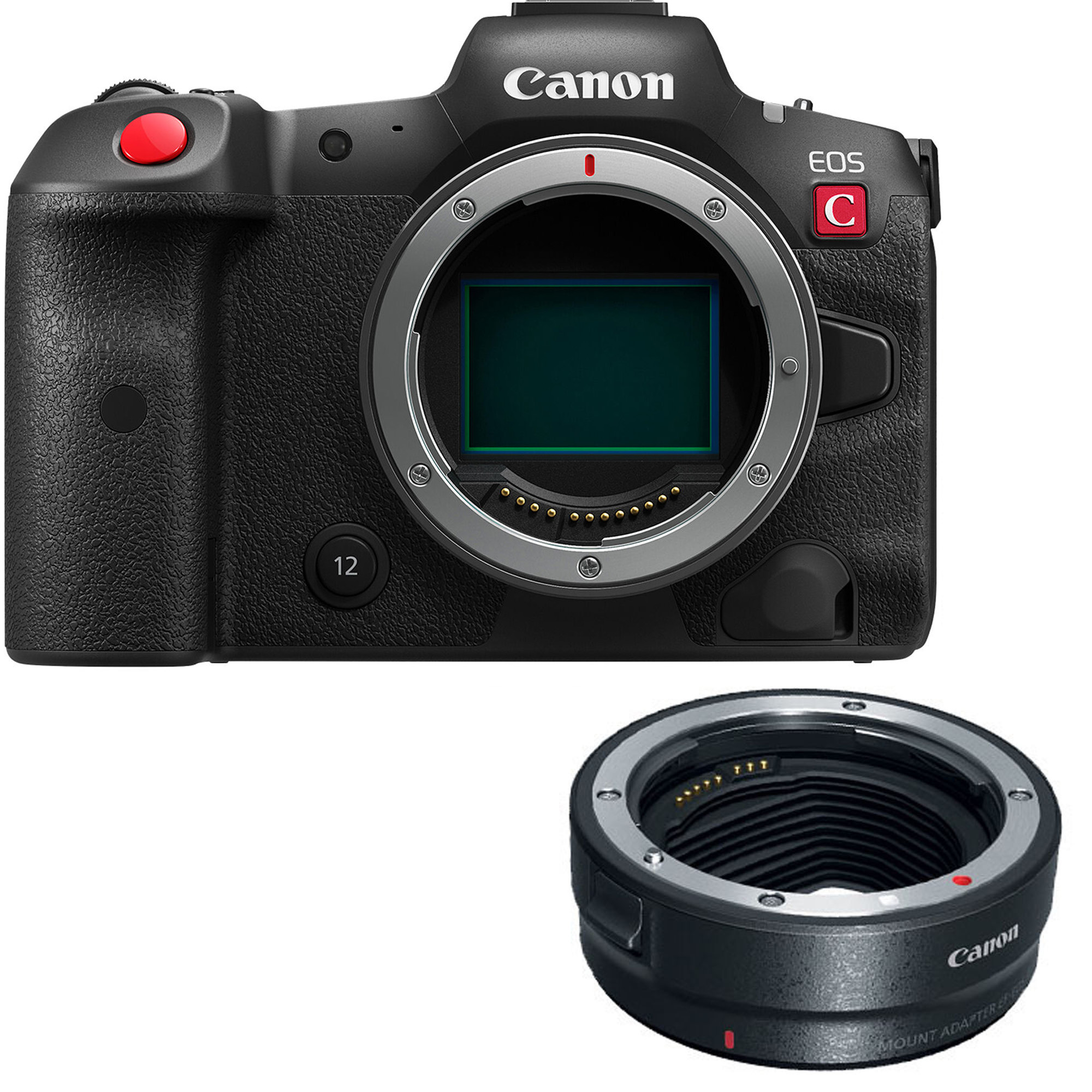 Canon EOS R5 C + EF-EOS R mount adapter