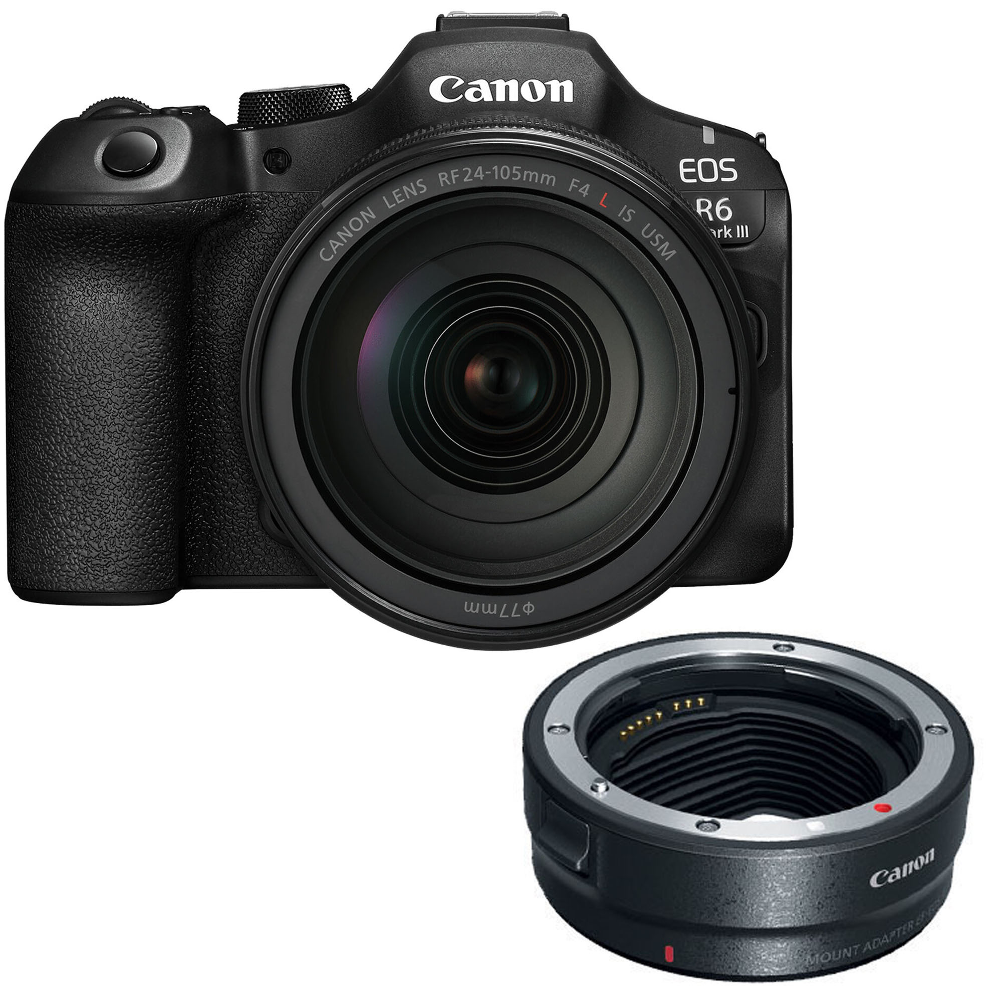 Canon EOS R6 III 24-105 + EF-EOS R mount adapter